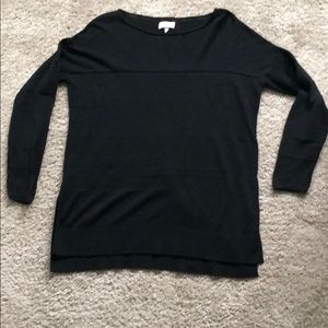 Lou  & Grey Black Knit Tunic Size M